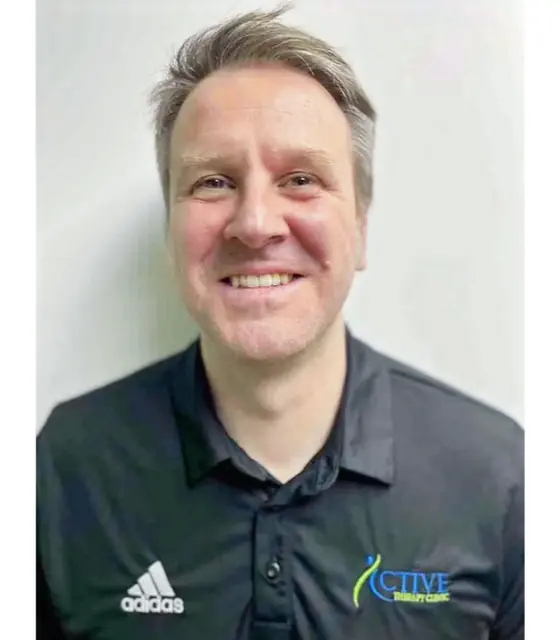 David Ede, chartered physiotherapist and clinic owner